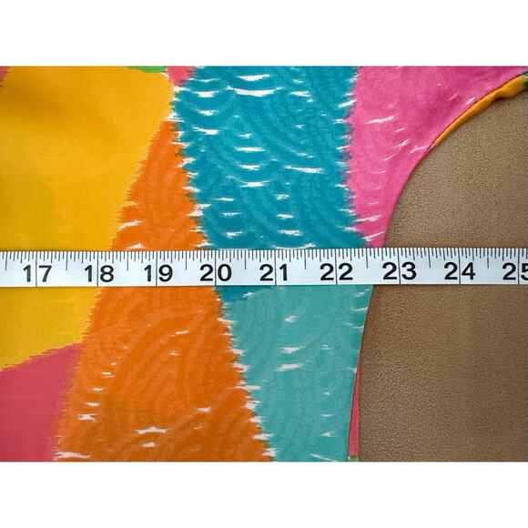 NWT Women Adrienne Medium Multi colored Shirt Dress - Picture 2 of 7